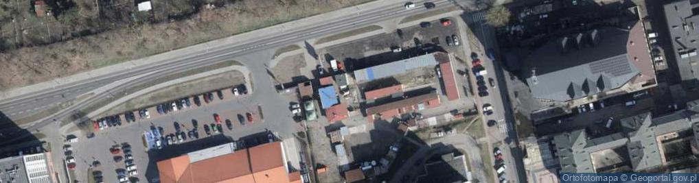 Zdjęcie satelitarne Zakład Fryzjerski Majdan Ewa