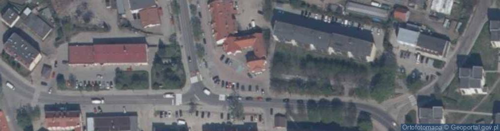 Zdjęcie satelitarne Zakład Fryzjerski w Węgorzewie
