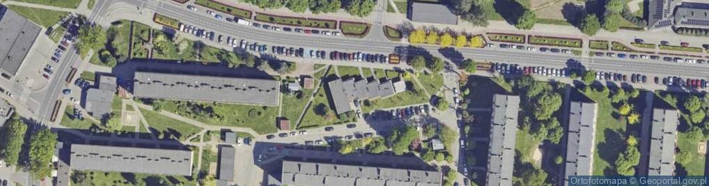 Zdjęcie satelitarne Zakład Fryzjerski
