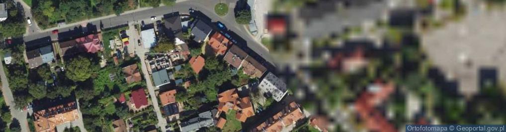 Zdjęcie satelitarne Zakład Fryzjerstwa Damsko Męskiego Danuta Ptak Anna Zapart