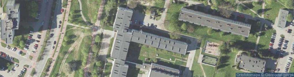 Zdjęcie satelitarne Miejsko-Powiatowy Szkolny Związek Sportowy w Świdniku