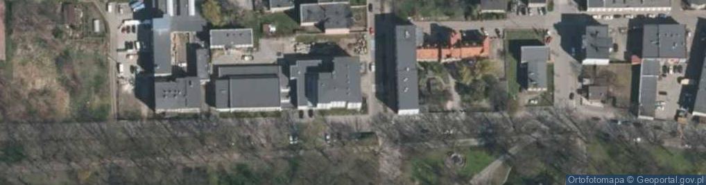 Zdjęcie satelitarne Miłośników Muzeum i Ziemi Głubczyckiej