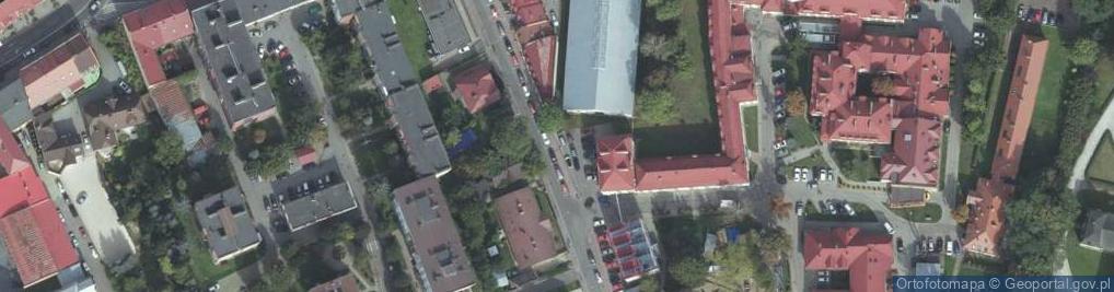 Zdjęcie satelitarne Ogólnopolski Związek Zawodowy Lekarzy Oddział Terenowy w Łańcucie