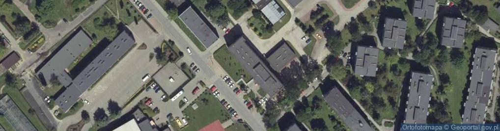 Zdjęcie satelitarne Ogólnopolski Związek Zawodowy Lekarzy Zarząd Terenowy w Krasnymstawie
