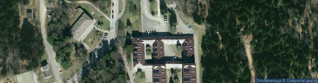 Zdjęcie satelitarne Ogólnopolski Związek Zawodowy Pielęgniarek i Położnych Zakładowa Organizacja Związkowa przy Uzdrowisku Rymanów
