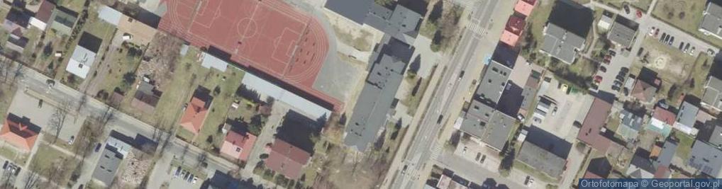 Zdjęcie satelitarne Powiatowe Zrzeszenie Ludowe Zespoły Sportowe w Biłgoraju