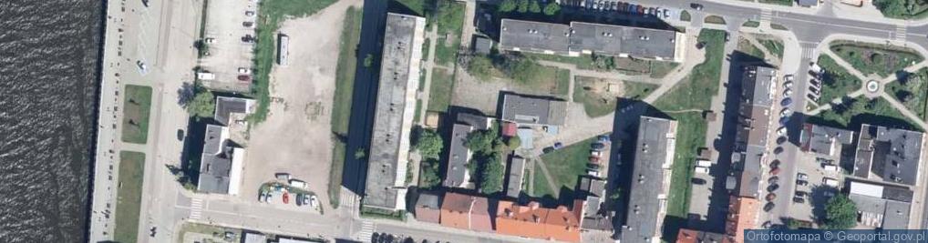 Zdjęcie satelitarne Powiatowe Zrzeszenie Ludowe Zespoły Sportowe w Gryfinie