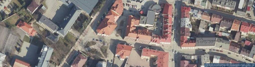 Zdjęcie satelitarne Powiatowo-Miejski Szkolny Związek Sportowy w Jaśle