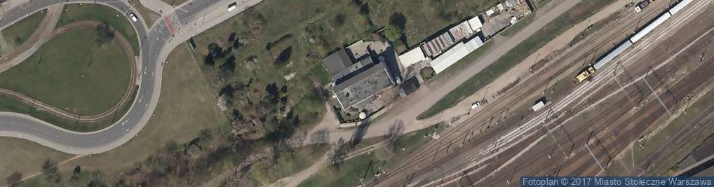 Zdjęcie satelitarne Praskie Centrum Pomocy Bliźniemu. Monar-Markot
