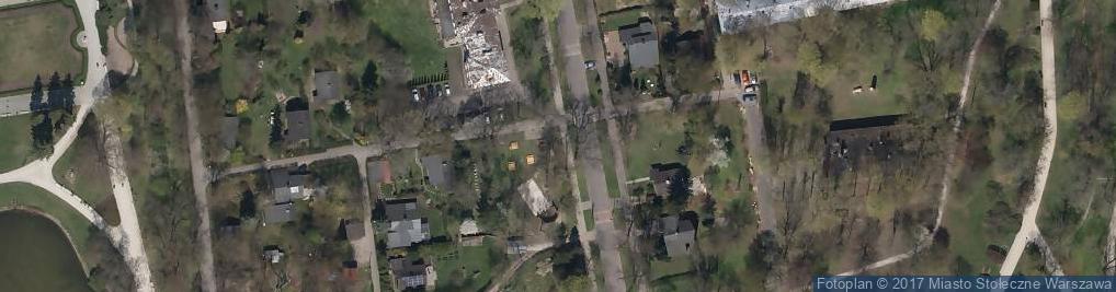 Zdjęcie satelitarne Stowarzyszenie Mieszkańców Domków Fińskich Jazdów