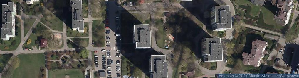 Zdjęcie satelitarne Stowarzyszenie Spółdzielców Mieszkaniowych "Chomiczówka&amp