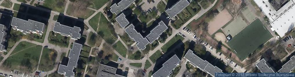 Zdjęcie satelitarne Stowarzyszenie Zwykłe P.N.Ursynowskie Forum Obywatelskie