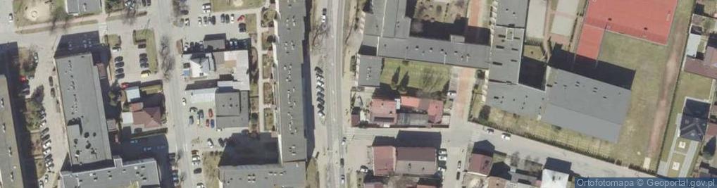 Zdjęcie satelitarne Związek Nauczycielstwa Polskiego Zarząd Oddziału Biłgoraj