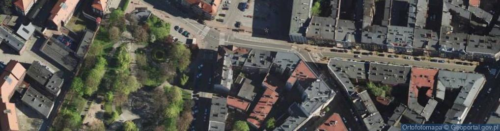 Zdjęcie satelitarne Związek Zawodowy Inżynierów i Techników Okręg Śląski