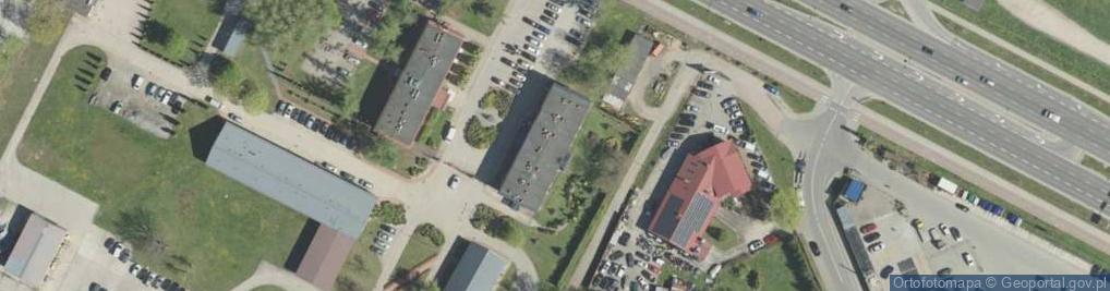Zdjęcie satelitarne Związek Zawodowy Kadra Mazowieckiej Spółki Gazownictwa Oddział Zakład Gazowniczy Białystok