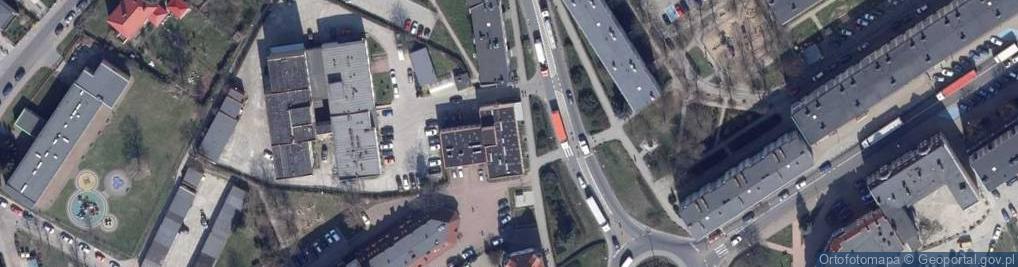 Zdjęcie satelitarne Związek Zawodowy Pracowników Skarbowych przy Urzędzie Skarbowym w Wałczu
