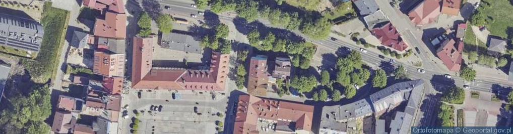 Zdjęcie satelitarne Związek Zawodowy Pracowników Urzędu Skarbowego w Oświęcimiu