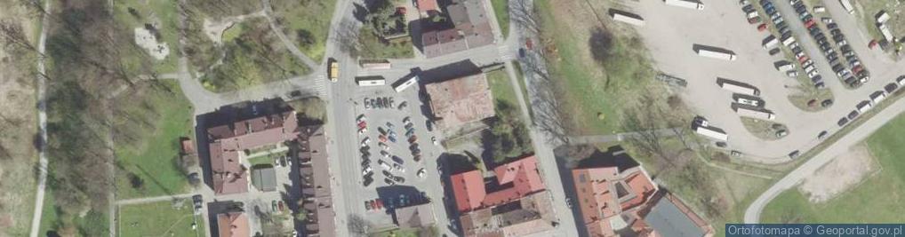 Zdjęcie satelitarne Galeria Dawna Synagoga w Nowym Sączu