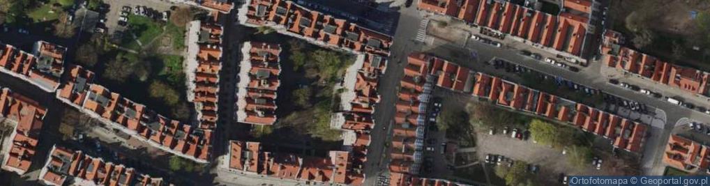 Zdjęcie satelitarne Gdańska Galeria Fotografii dział Muzeum Narodowego w Gdańsku
