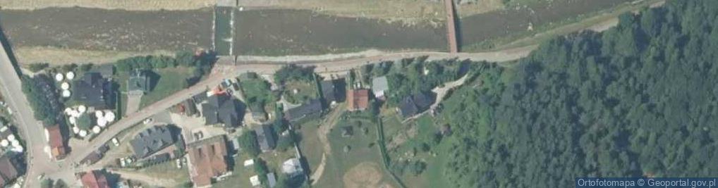Zdjęcie satelitarne Krzywa Jabłonka - Galeria Sztuki Ludowej i Rękodzieła