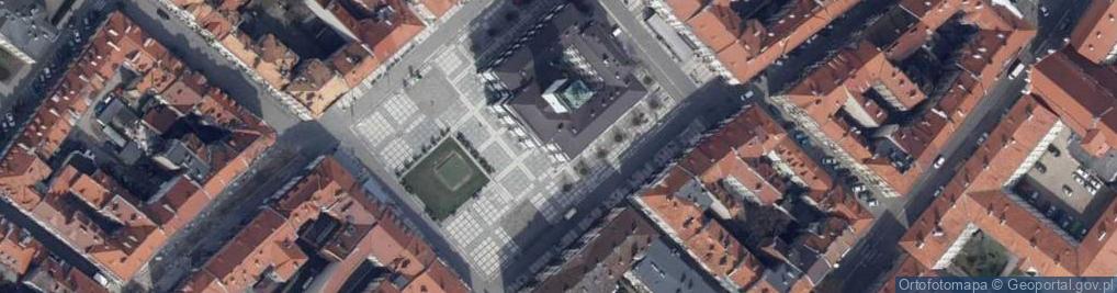 Zdjęcie satelitarne Na Ratuszowej Wieży