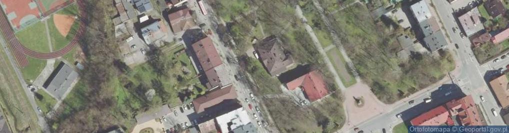 Zdjęcie satelitarne Nowosądecka Mała Galeria