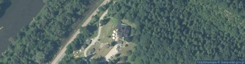 Zdjęcie satelitarne Ośrodek Kultury Turystyki Górskiej PTTK w Pieninach