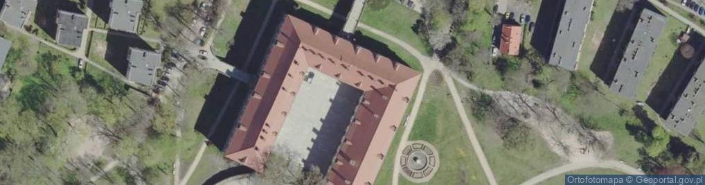 Zdjęcie satelitarne Pałac Kultury