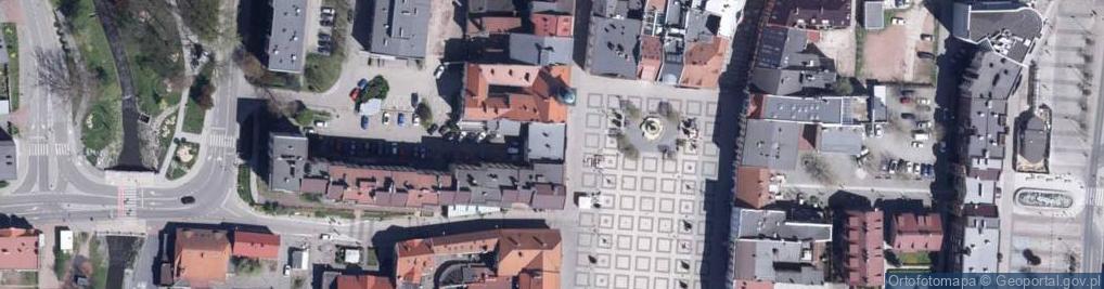 Zdjęcie satelitarne Sztuki Współczesnej ZPAP