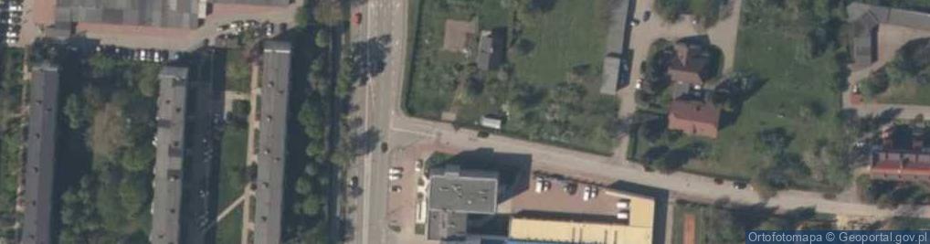 Zdjęcie satelitarne Gazownia