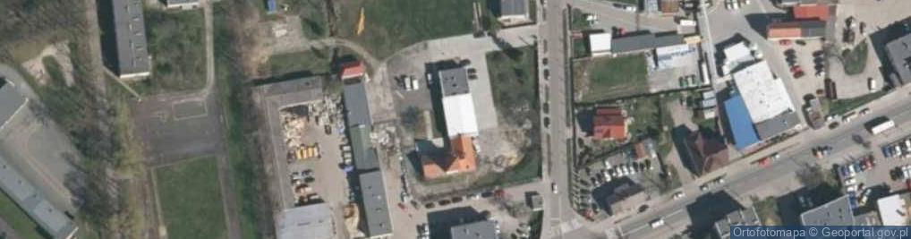 Zdjęcie satelitarne Punkt gazowniczy