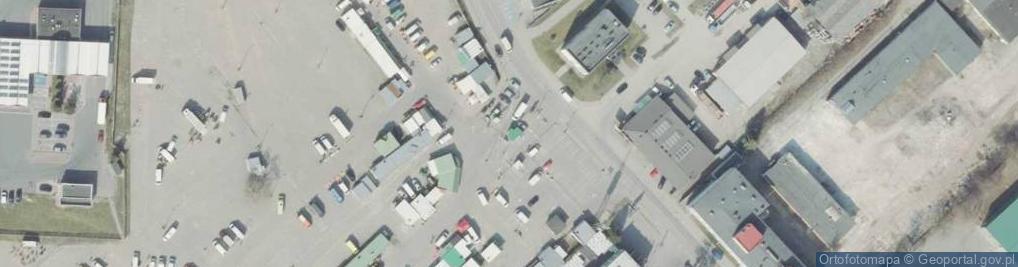 Zdjęcie satelitarne Sandomierski Ogrodniczy Rynek Hurtowy S.A.