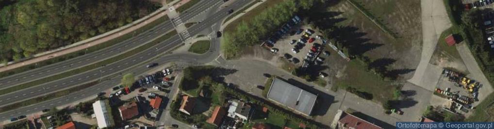 Zdjęcie satelitarne Giełda Samochodowa w Olsztynie