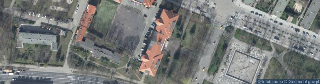 Zdjęcie satelitarne Gimnazjum Dwujęzyczne W Głogowie
