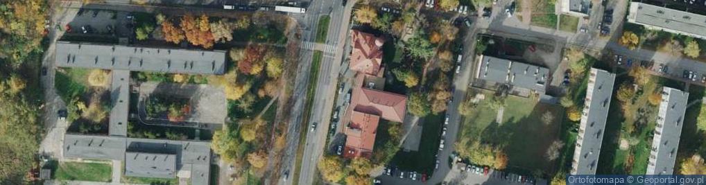 Zdjęcie satelitarne Gimnazjum Im.św Jana De La Salle W Częstochowie
