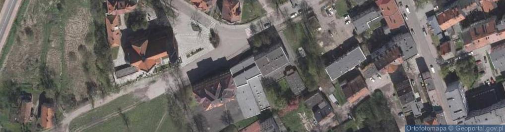 Zdjęcie satelitarne Gimnazjum Nr 1 Im. Jana Pawła II W Chojnowie