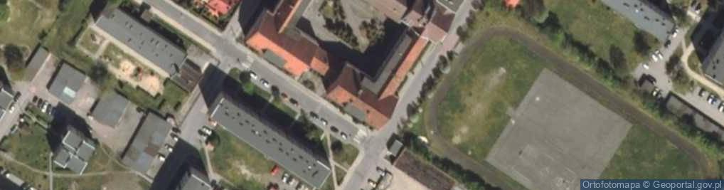 Zdjęcie satelitarne Gimnazjum Nr 1 W Braniewie
