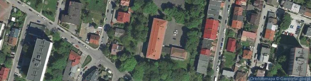 Zdjęcie satelitarne Gimnazjum Nr 14 Im. Jana Kasprowicza W Krakowie