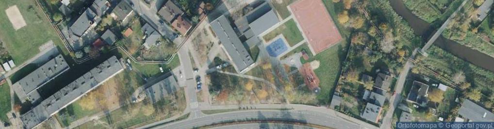Zdjęcie satelitarne Gimnazjum Nr 17