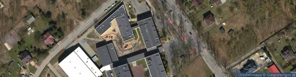 Zdjęcie satelitarne Gimnazjum W Halinowie