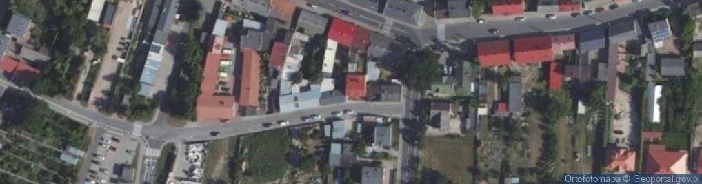 Zdjęcie satelitarne Gimnazjum W Kłecku