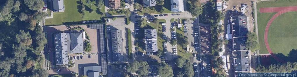 Zdjęcie satelitarne I Społeczne Gimnazjum Im.unii Europejskiej W Zamościu