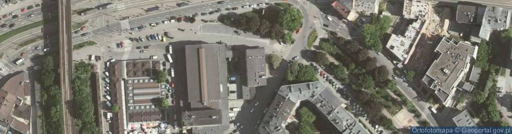 Zdjęcie satelitarne Kolegium Europejskie - Publiczne Europejskie Gimnazjum W Krakowie
