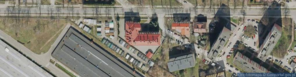 Zdjęcie satelitarne Pierwsze Dwujęzyczne Gimnazjum W Kielcach