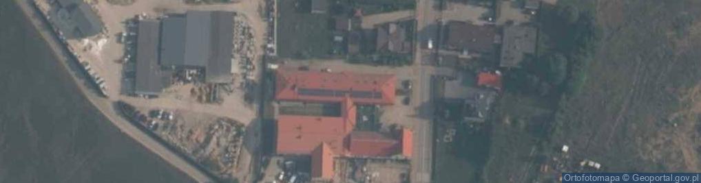 Zdjęcie satelitarne Publiczne Gimnazjum Im. Ks. Antoniego Peplińskiego W Kamienicy Szlacheckiej