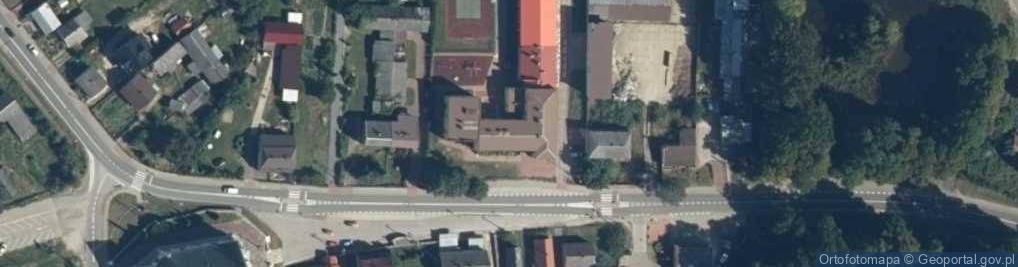 Zdjęcie satelitarne Publiczne Gimnazjum Nr 1 W Borkowicach