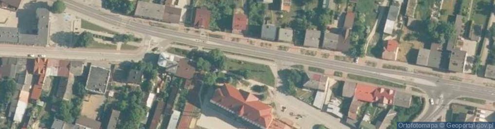 Zdjęcie satelitarne Publiczne Gimnazjum Nr 1 We Włoszczowie
