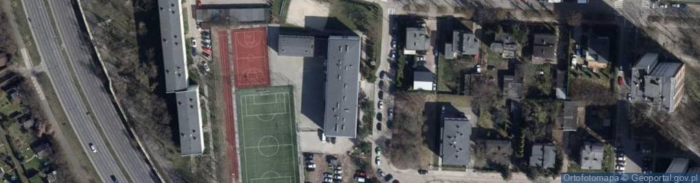 Zdjęcie satelitarne Publiczne Gimnazjum Nr 41 Im. Stefana Żeromskiego