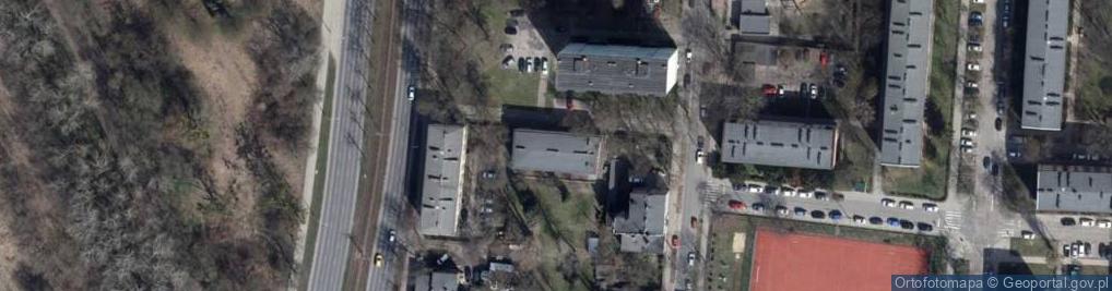 Zdjęcie satelitarne Publiczne Gimnazjum Specjalne Nr 54