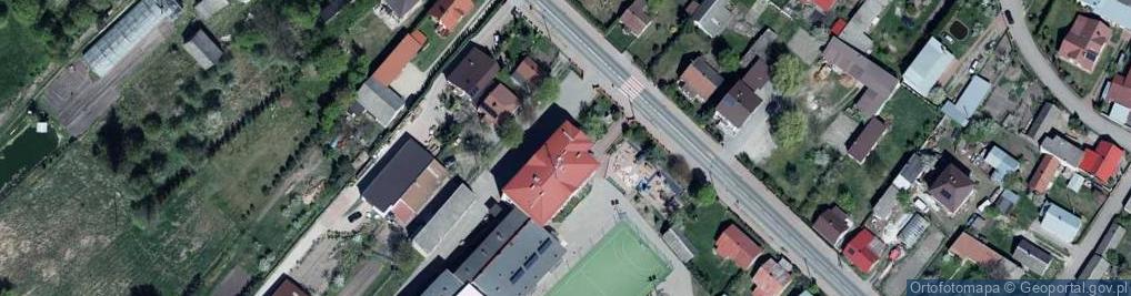 Zdjęcie satelitarne Publiczne Gimnazjum W Wisznicach